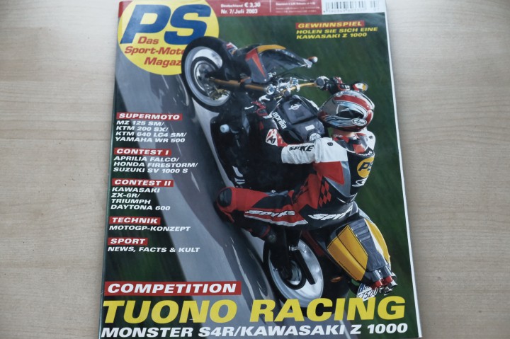 Deckblatt PS Sport Motorrad (07/2003)